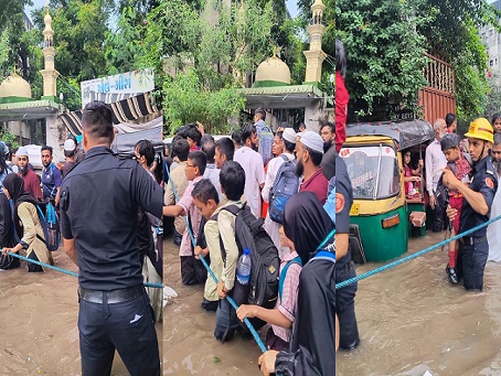 સિમ્ગા સ્કુલમાં ફાયરની રેસ્ક્યુ કામગીરી