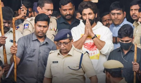 પુષ્પા ૨ ના હીરોને ૧૪ દિવસની જેલ